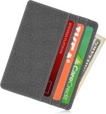 Slim Minimalist Front Pocket Wallet, Fintie RFID Blocking Credit Card Holder Card Cases with ID Window for Men Women (Black) - Image 2